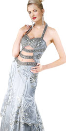 Beaded Halter Carnival Gown | Carnival Costumes