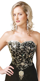 Trendy Strapless New Year Collection Gown 
