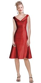 This elegant new arrival dress in raw silk is great for any holiday party!