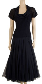 Attractive 50s Ankle Length Vintage Dress